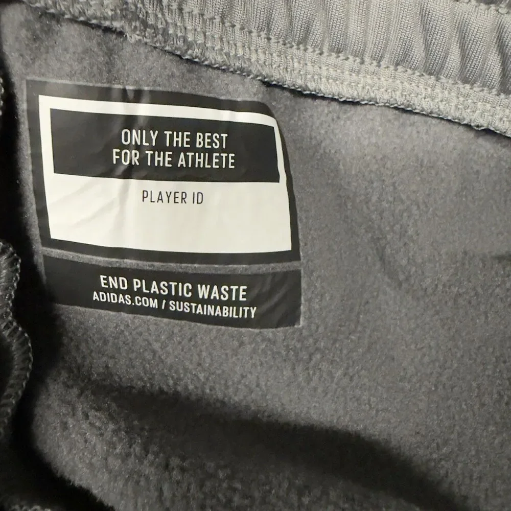 Adidas 3SSB 3-Stripes Select Basketball Player Issue Sweatpants Gray Men's XL